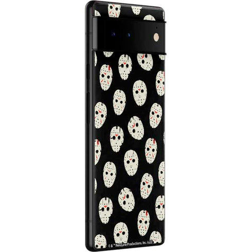 Warner Bros Friday the 13th Jason Voorhees Pattern Google Pixel 6 Skin